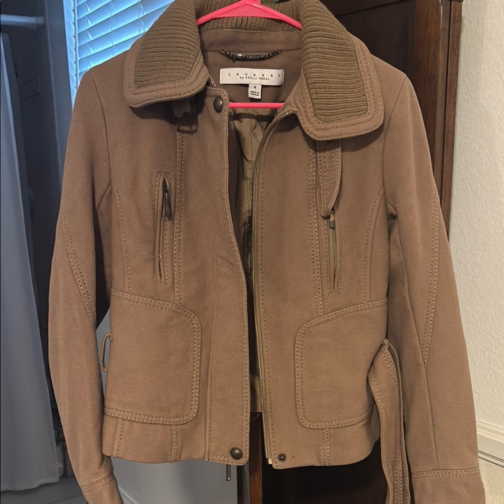 Laundry By Shelli Segal Brown Utility Jacket